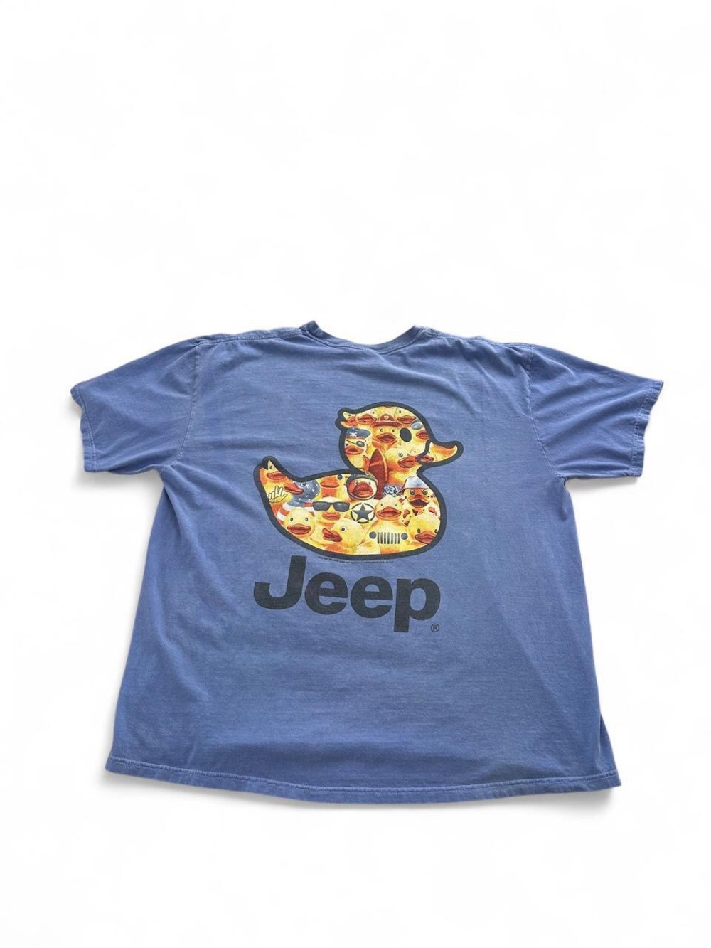 Comfort colors shirt men 2XL Blue Jeep cotton t shirt